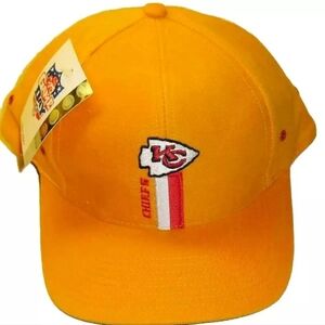Kansas City Chiefs Logo 7 Mens Vintage Yellow snapback hat New Nfl